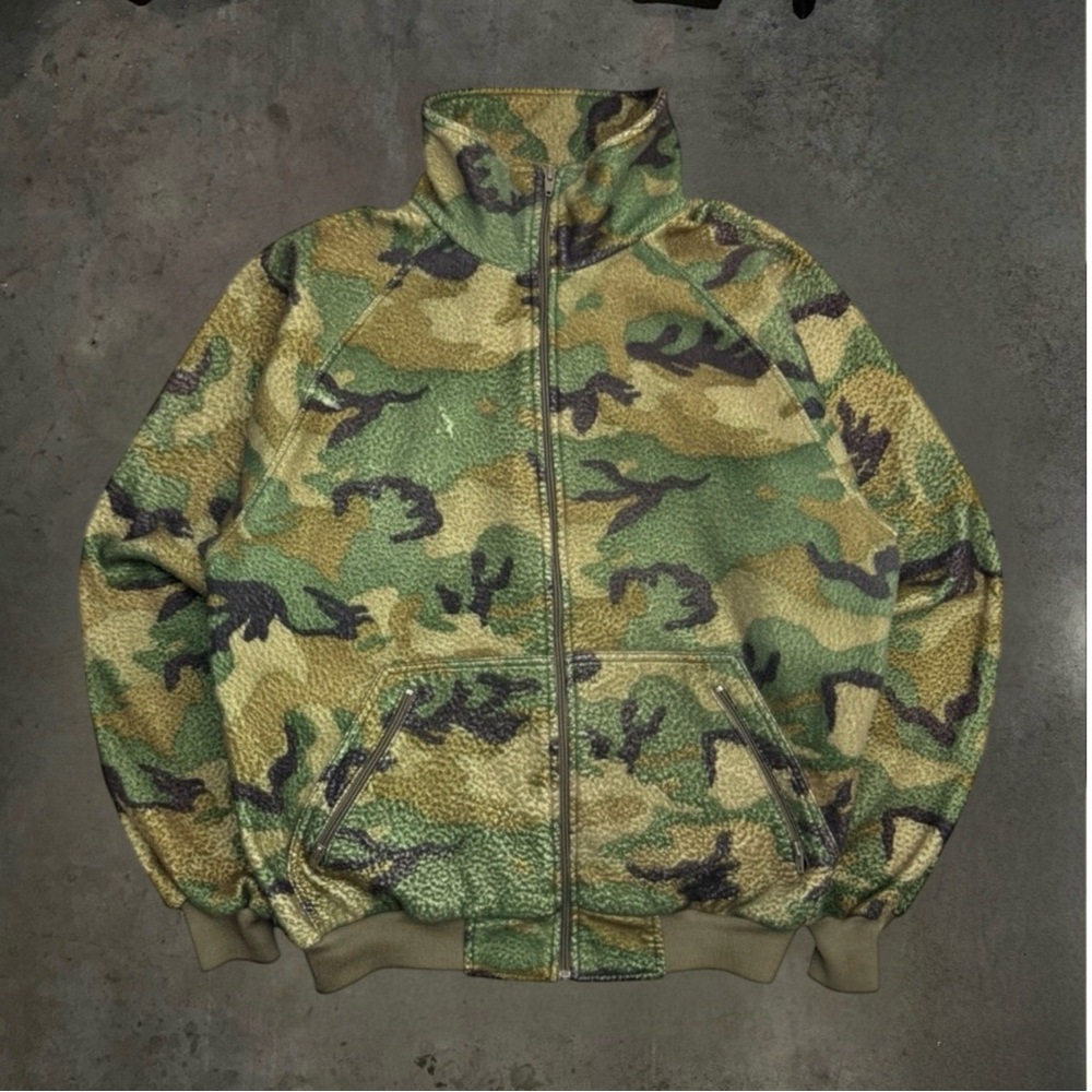 Vintage Camo Fleece Zip Up